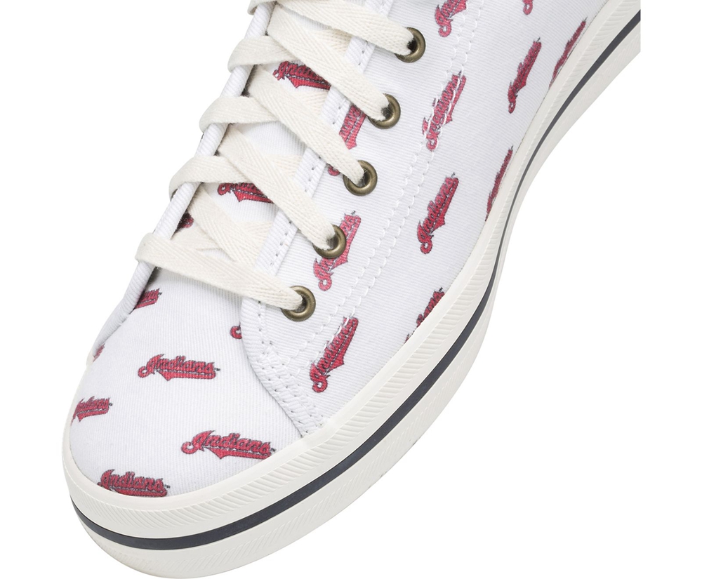 Tenis Keds Mujer Blancos/Rojos - Kickstart Mlb® - 4205-GJKRS